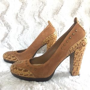 Sam Edelman-rounded closed toe pump-block heels